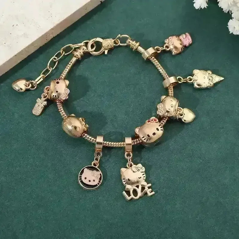Dazzling Hello Kitty Zinc Alloy Bracelet - Bear Hugs
