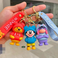 Dazzling Wonderland 3D keychain - Bear Hugs