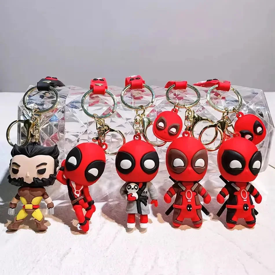 Deadpool & Wolverine Buddies Keychain - Bear Hugs