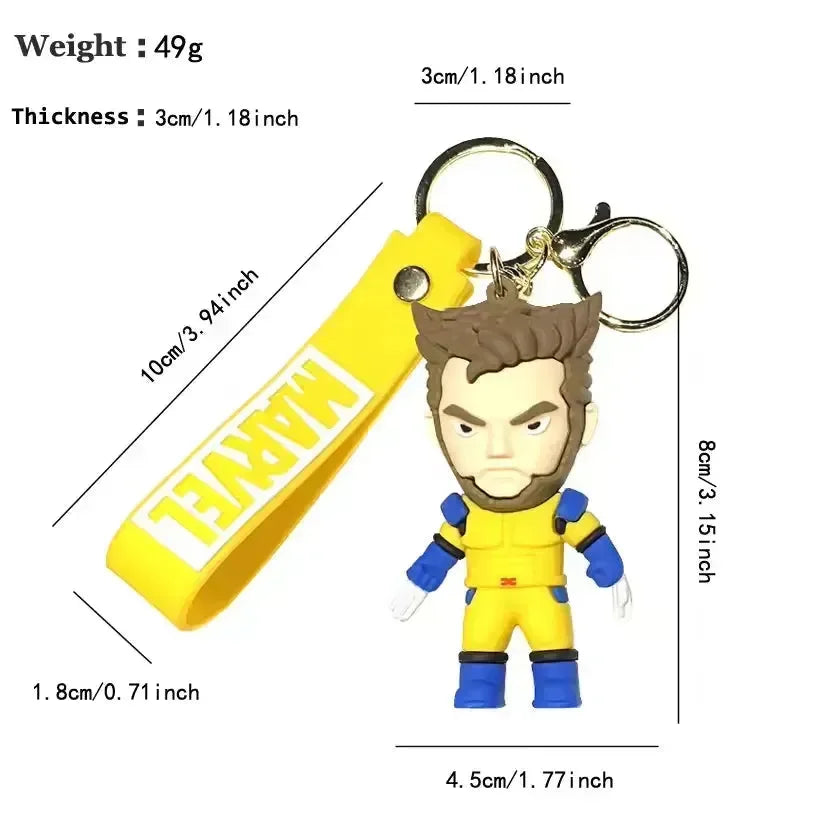 Deadpool & Wolverine Buddies Keychain - Bear Hugs
