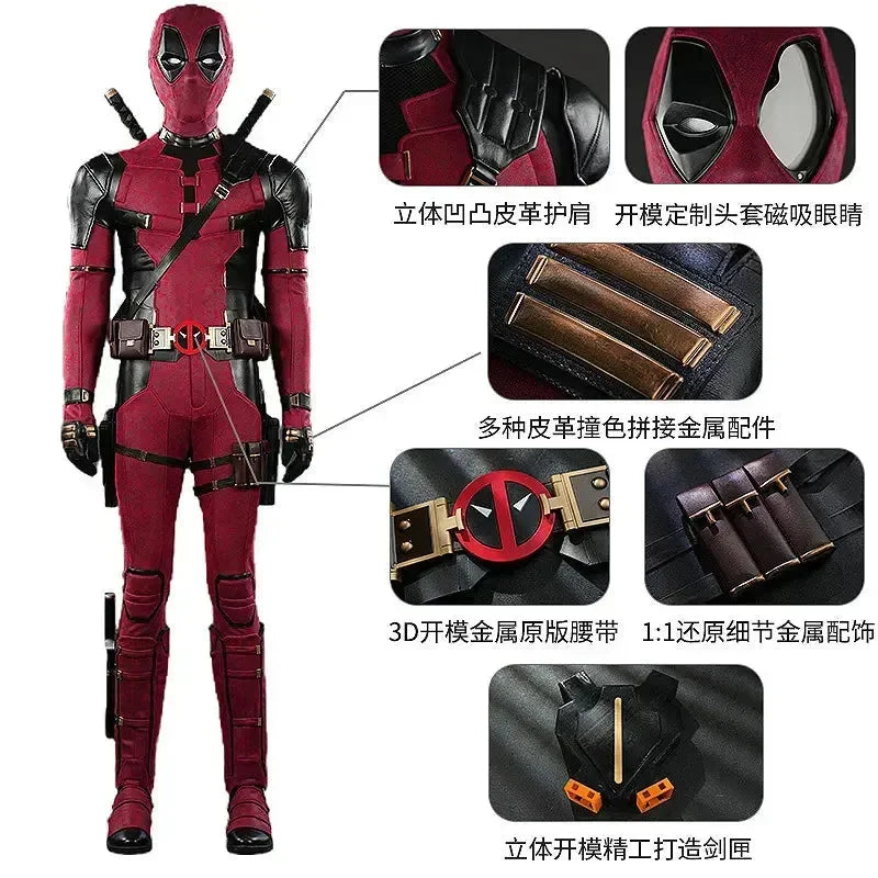 Deadpool Cosplay Full Body Costume Mask - Bear Hugs