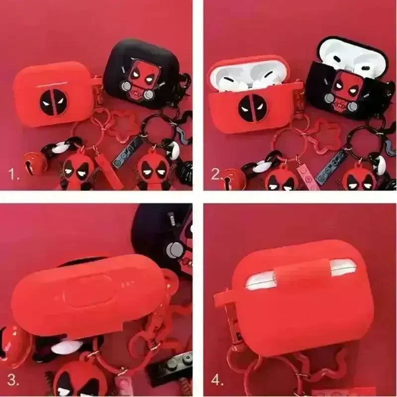 Deadpool Shell Case (For Airpods) - Bear Hugs