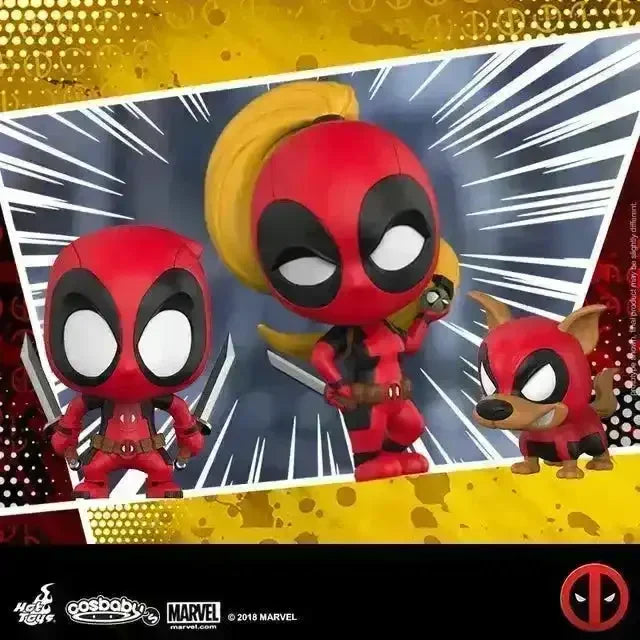 Deadpool vs Wolverine COSBI BobbleHead Figures - Bear Hugs