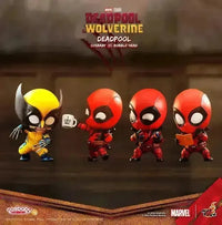 Deadpool vs Wolverine COSBI BobbleHead Figures - Bear Hugs