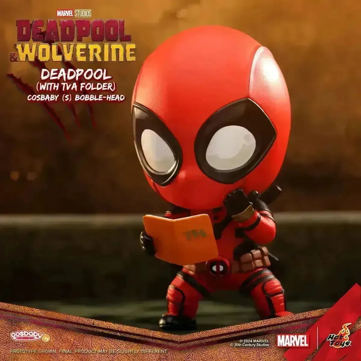 Deadpool vs Wolverine COSBI BobbleHead Figures - Bear Hugs
