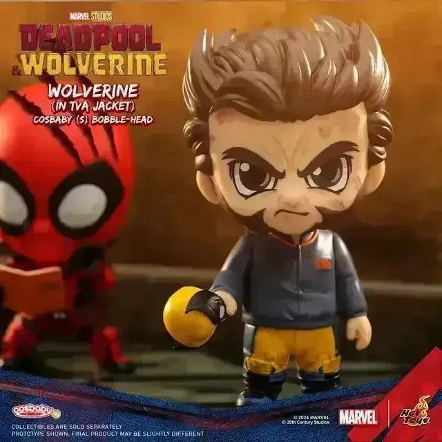 Deadpool vs Wolverine COSBI BobbleHead Figures - Bear Hugs