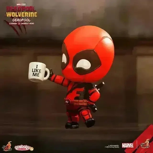 Deadpool vs Wolverine COSBI BobbleHead Figures - Bear Hugs
