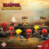 Deadpool vs Wolverine COSBI BobbleHead Figures - Bear Hugs