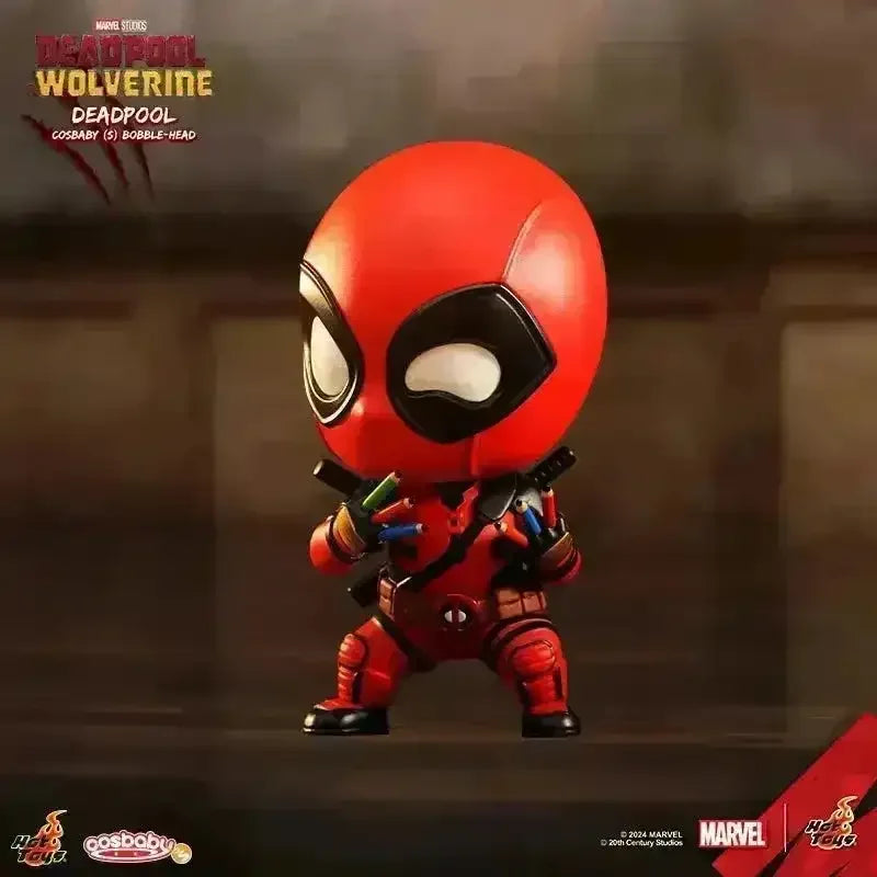Deadpool vs Wolverine COSBI BobbleHead Figures - Bear Hugs