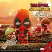 Deadpool vs Wolverine COSBI BobbleHead Figures - Bear Hugs
