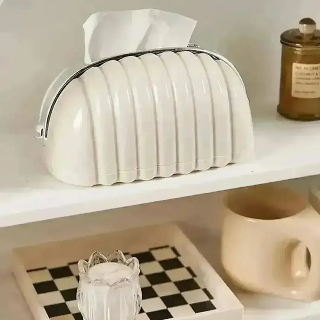 Decorative Shell Bag Tissue Holder - Bear Hugs