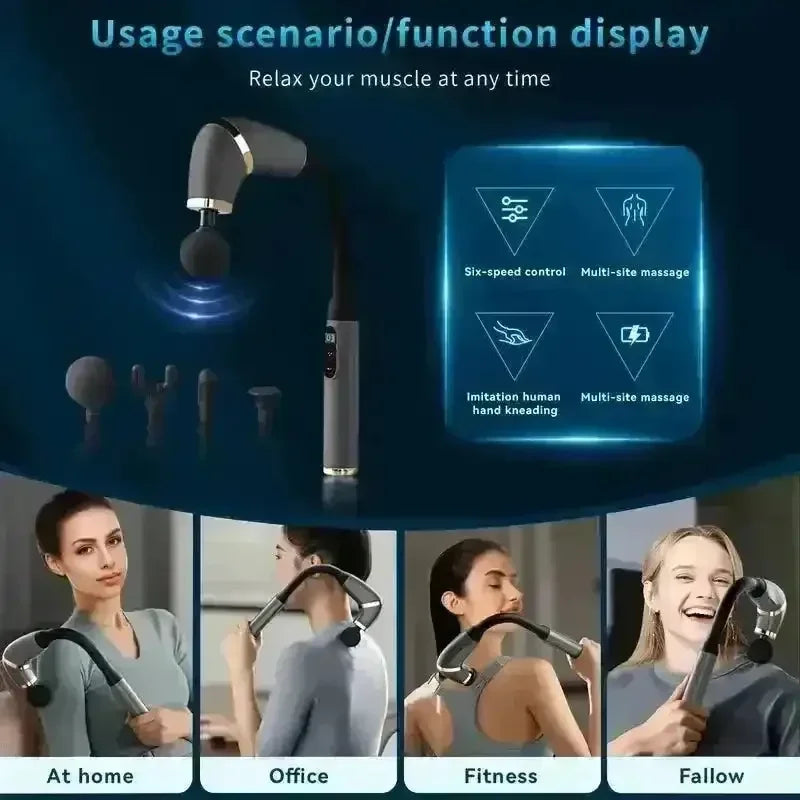 Deep Tissue U-Shape Electric Massage Gun - Bear Hugs