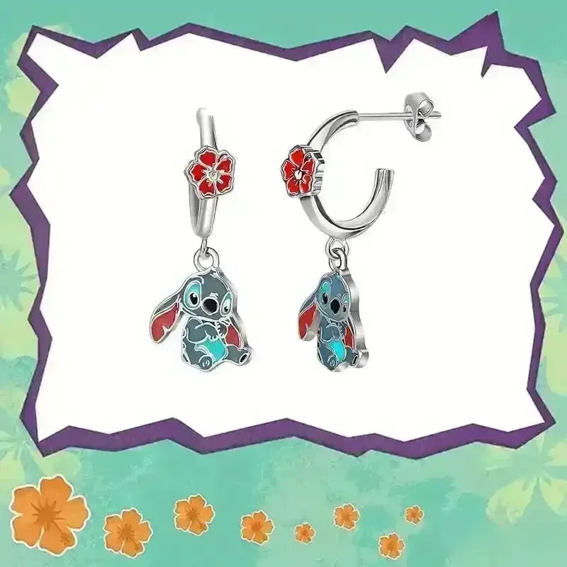 Delightful Lilo & Stitch Earrings - Bear Hugs