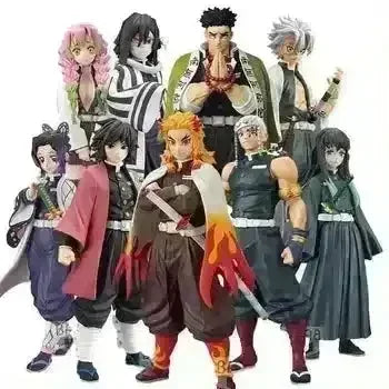 Lot De 10 Figurines KP Chibi – Personnages D’Anime En PVC, Modèles De Collection De 8 Cm Avec Socle, Version Q Mignonne, Cadeau Pour Fans Et Collectionneurs De Jouets Anime