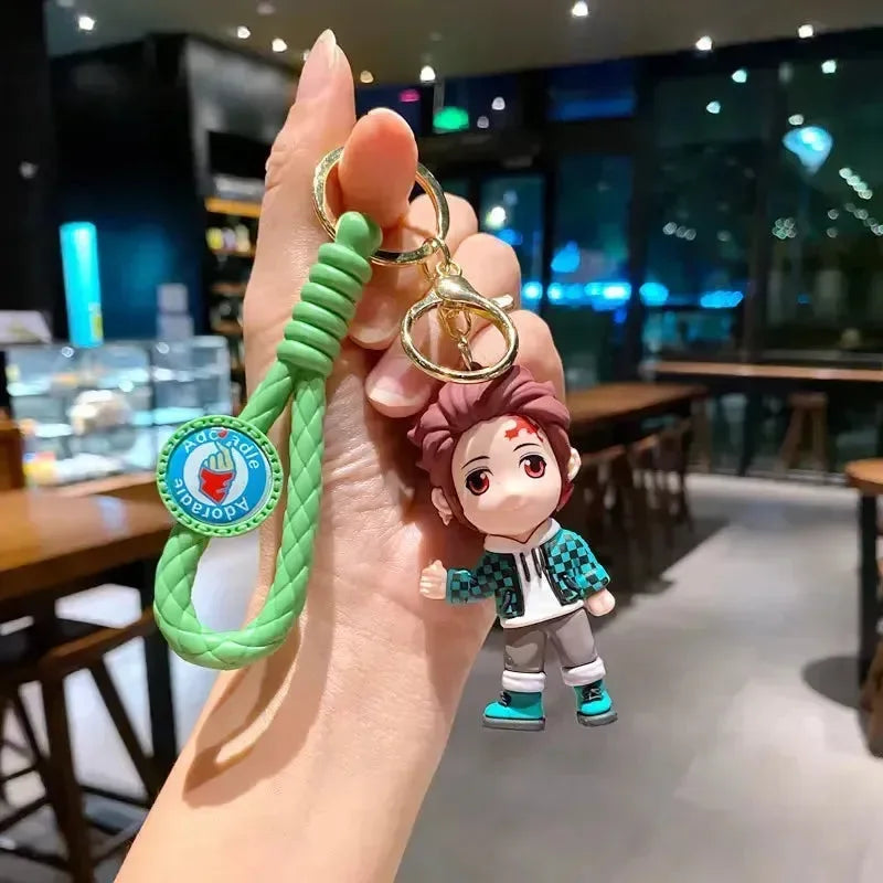 Demon Slayer Premium Rubber Keychains - Bear Hugs