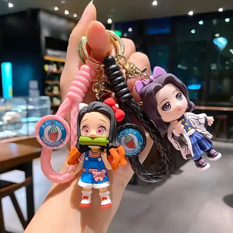 Demon Slayer Premium Rubber Keychains - Bear Hugs
