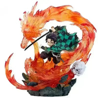 Demon Slayer Tanjiro Kamado Fighting Action Figure (30 cm) - Bear Hugs