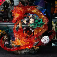 Demon Slayer Tanjiro Kamado Fighting Action Figure (30 cm) - Bear Hugs