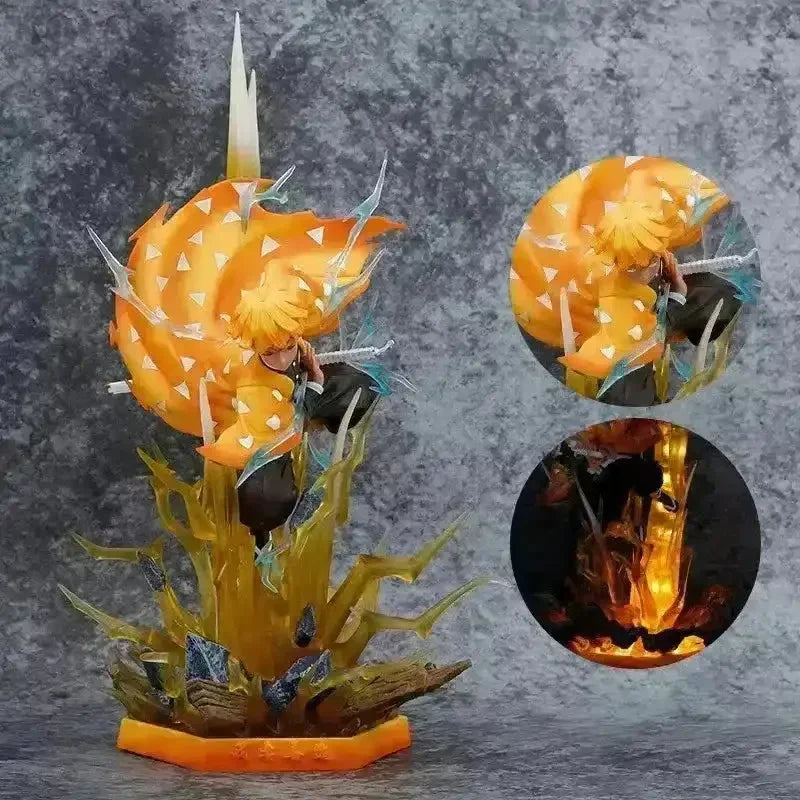 Demon Slayer Zenitsu Agatsuma Action Figure (30 cm) - Bear Hugs