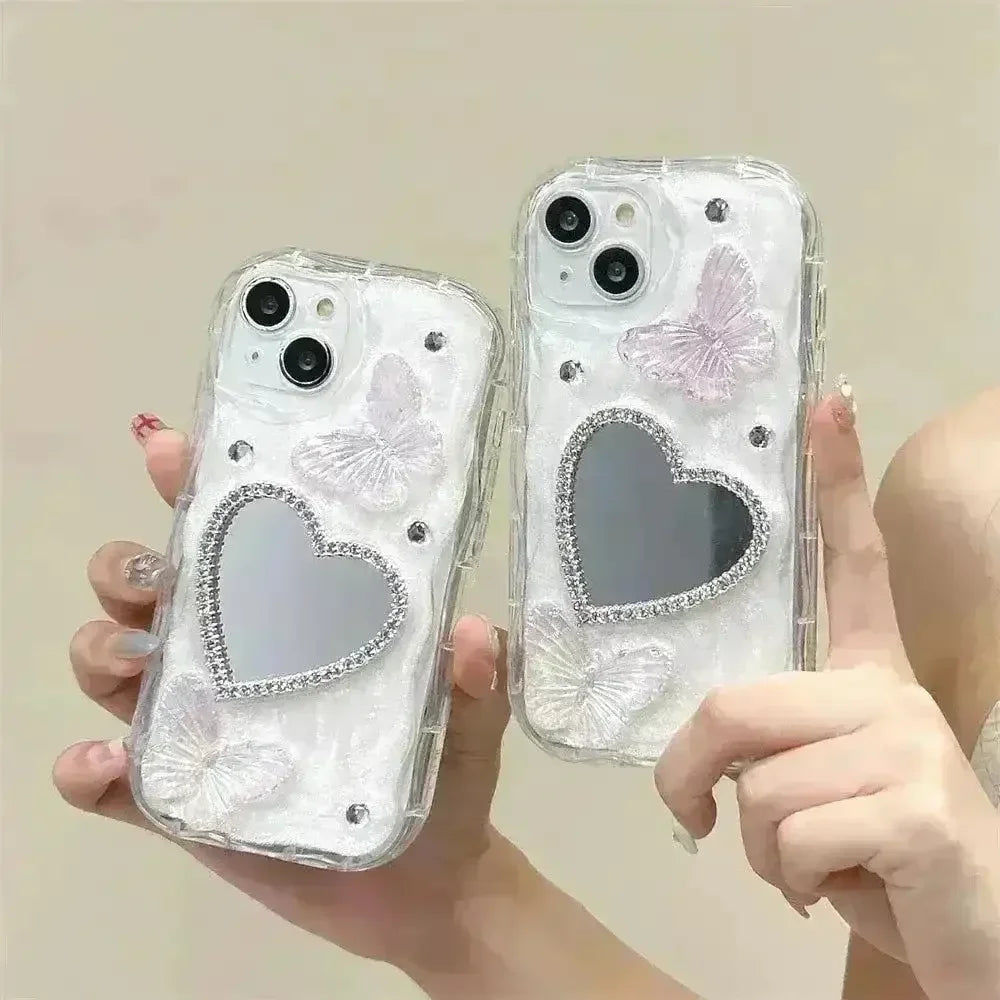 Diamond Bling Glitter Butterfly 3D Case (For iPhones) - Bear Hugs