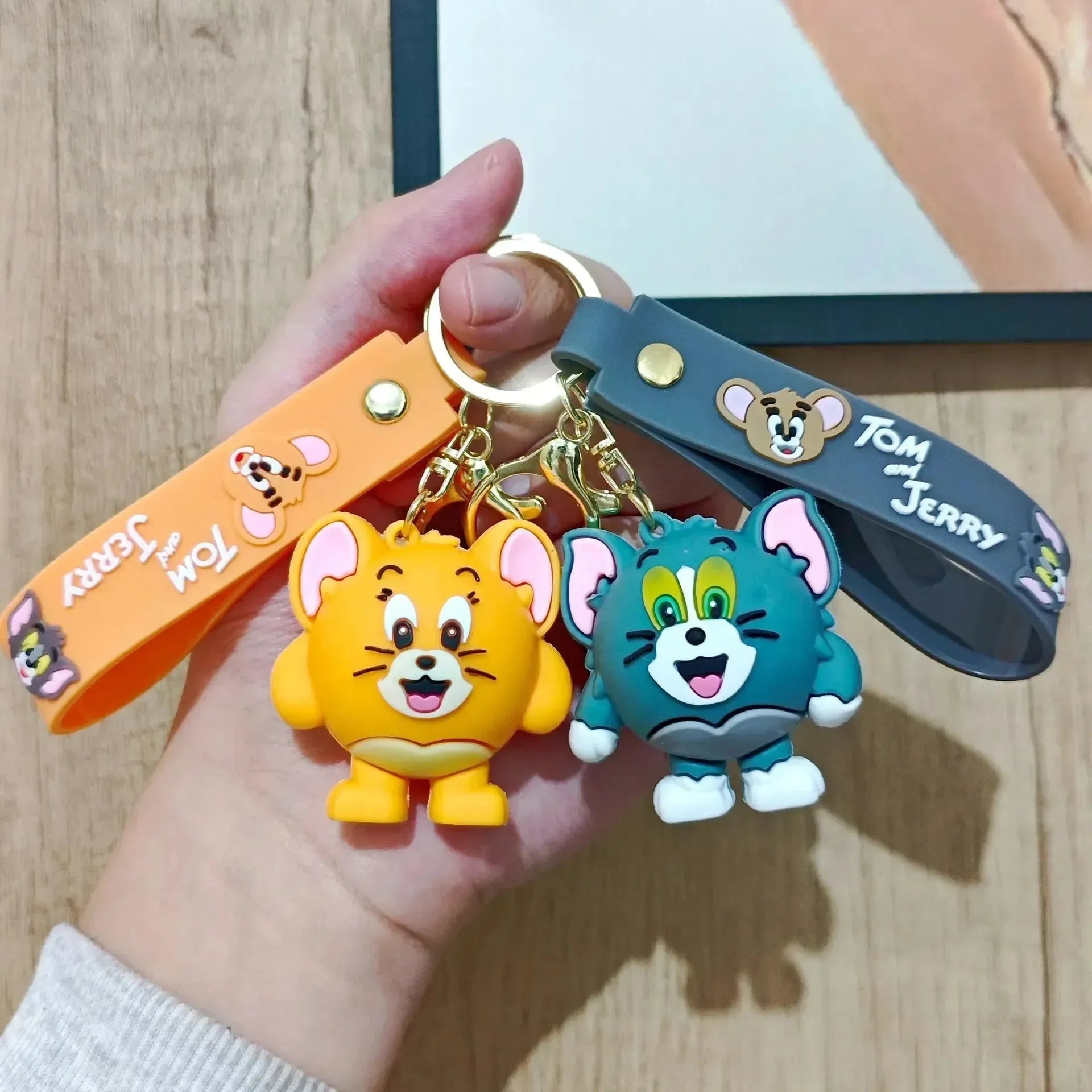 Diaper Dash Tom and Jerry Keychain - Bear Hugs