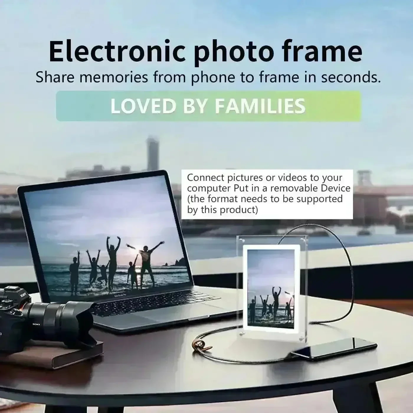Digital Motion Acrylic Photo Frame