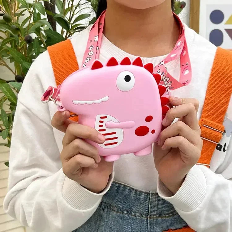 Dinosaur Silicon Sling Bag - Bear Hugs