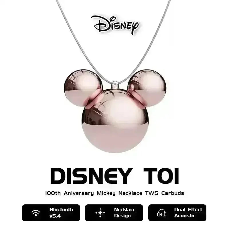 Disney 100th Anniversary Mickey Necklace TWS Earbuds - Bear Hugs