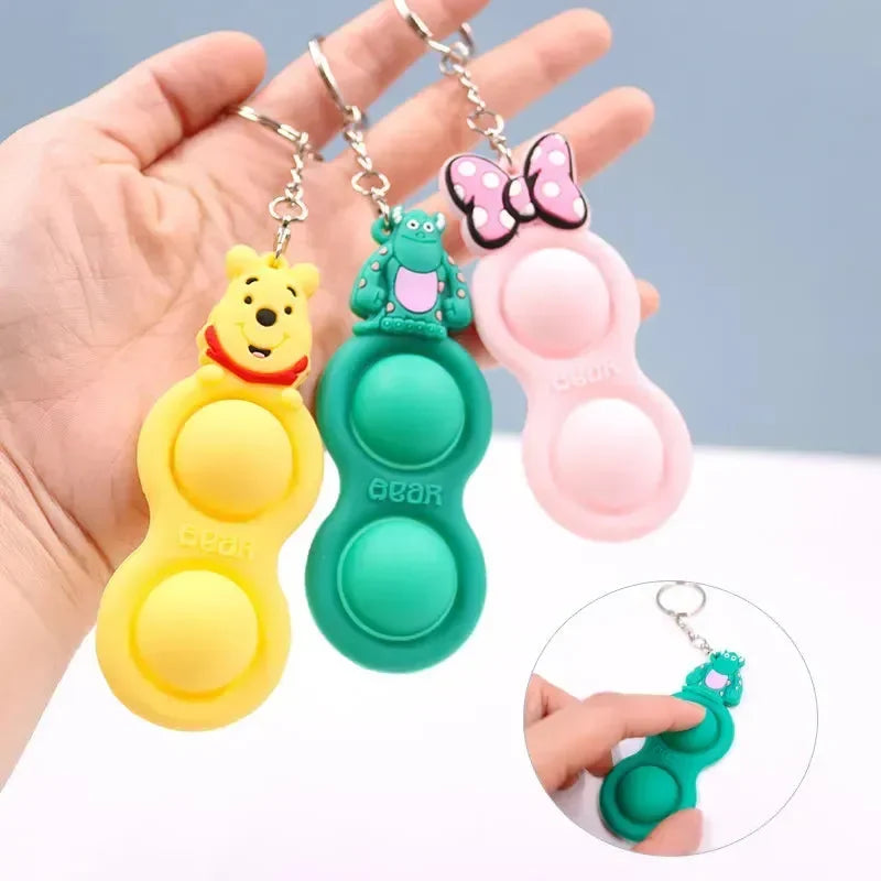 Disney Bubble Pop Keychains - Bear Hugs
