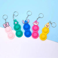 Disney Bubble Pop Keychains - Bear Hugs