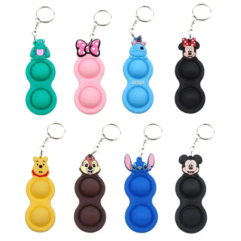 Disney Bubble Pop Keychains - Bear Hugs