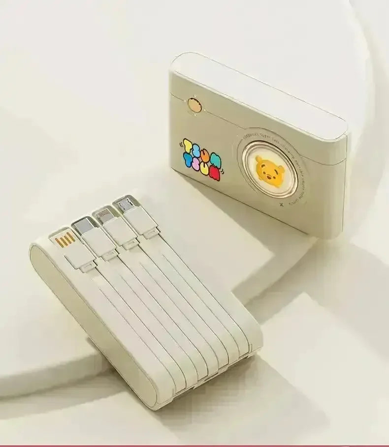 Disney Camera Shaped Power Bank (10000 mAh) - Bear Hugs