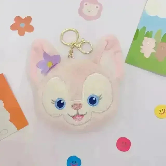 Disney Characters Coin Pouch Keychain - Bear Hugs