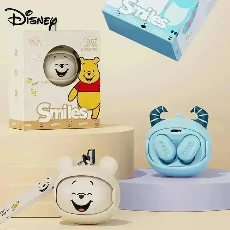 Disney D57 With Expression Changing Case Bluetooth Earbuds - Bear Hugs