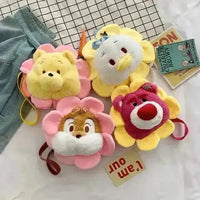 Disney Flower Face Plush Sling Bag (30 cm) - Bear Hugs