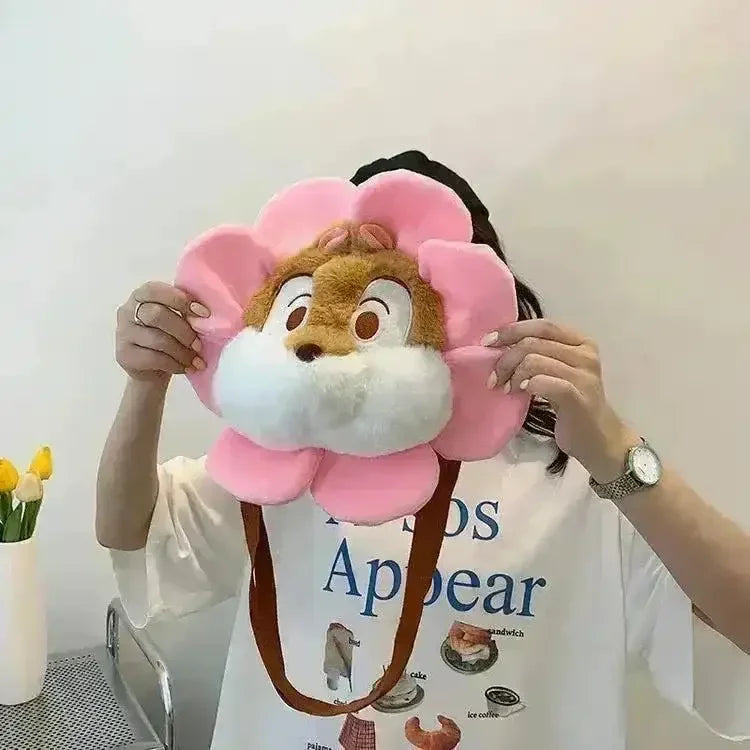 Disney Flower Face Plush Sling Bag (30 cm) - Bear Hugs