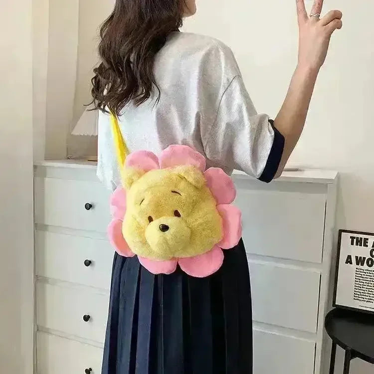 Disney Flower Face Plush Sling Bag (30 cm) - Bear Hugs