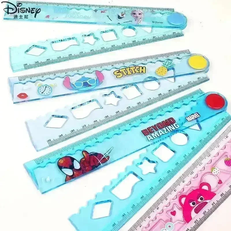 Blue Ruler Disney DSNY MRVL Folding Ruler with Shapes (30 cm)