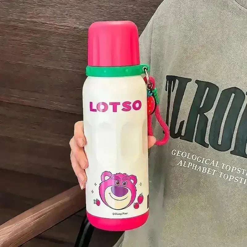 Disney Ridged Premium Thermos Bottle (600 ml) - Bear Hugs