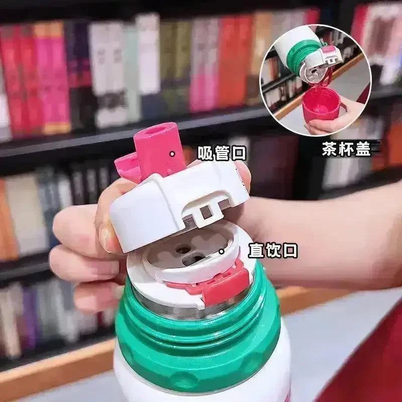 Disney Ridged Premium Thermos Bottle (600 ml) - Bear Hugs