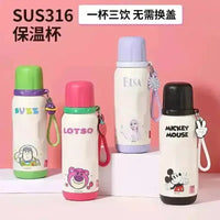 Disney Ridged Premium Thermos Bottle (600 ml) - Bear Hugs