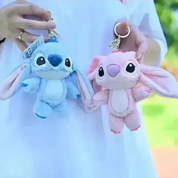 Disney Stitch & Angel Couple Keychain - Bear Hugs