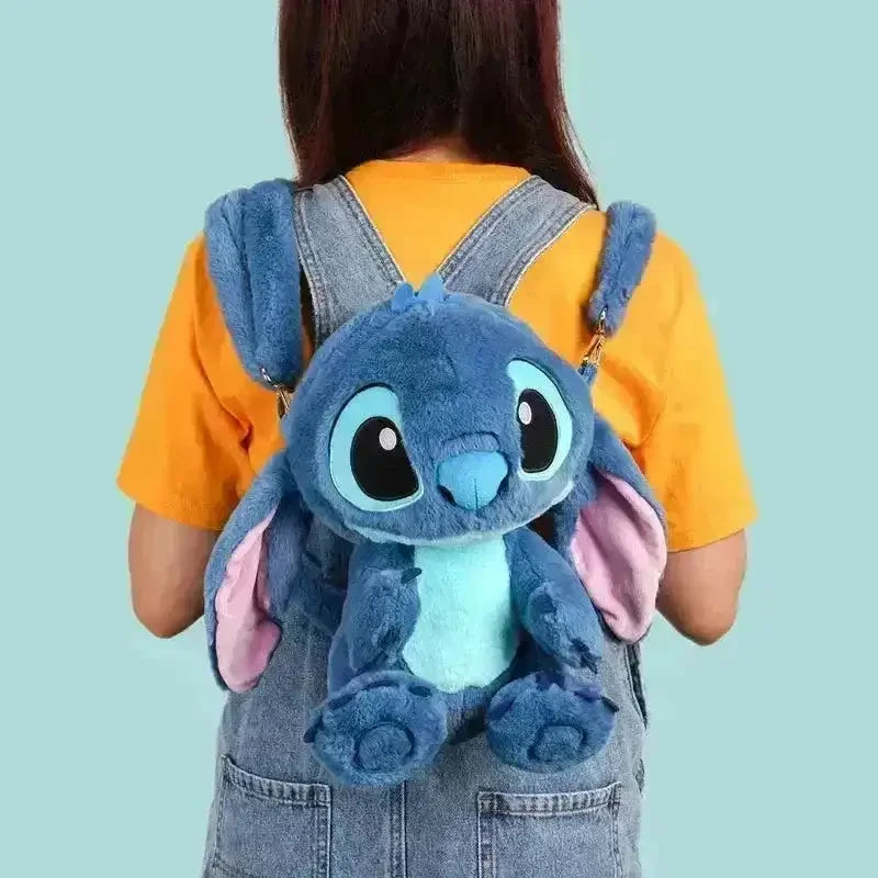 Disney Stitch and Lotso Stuffed Backpack - Bear Hugs