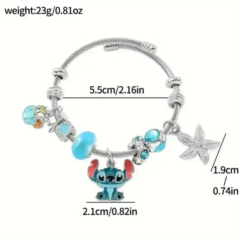 Disney Stitch Charm Bracelet - Bear Hugs