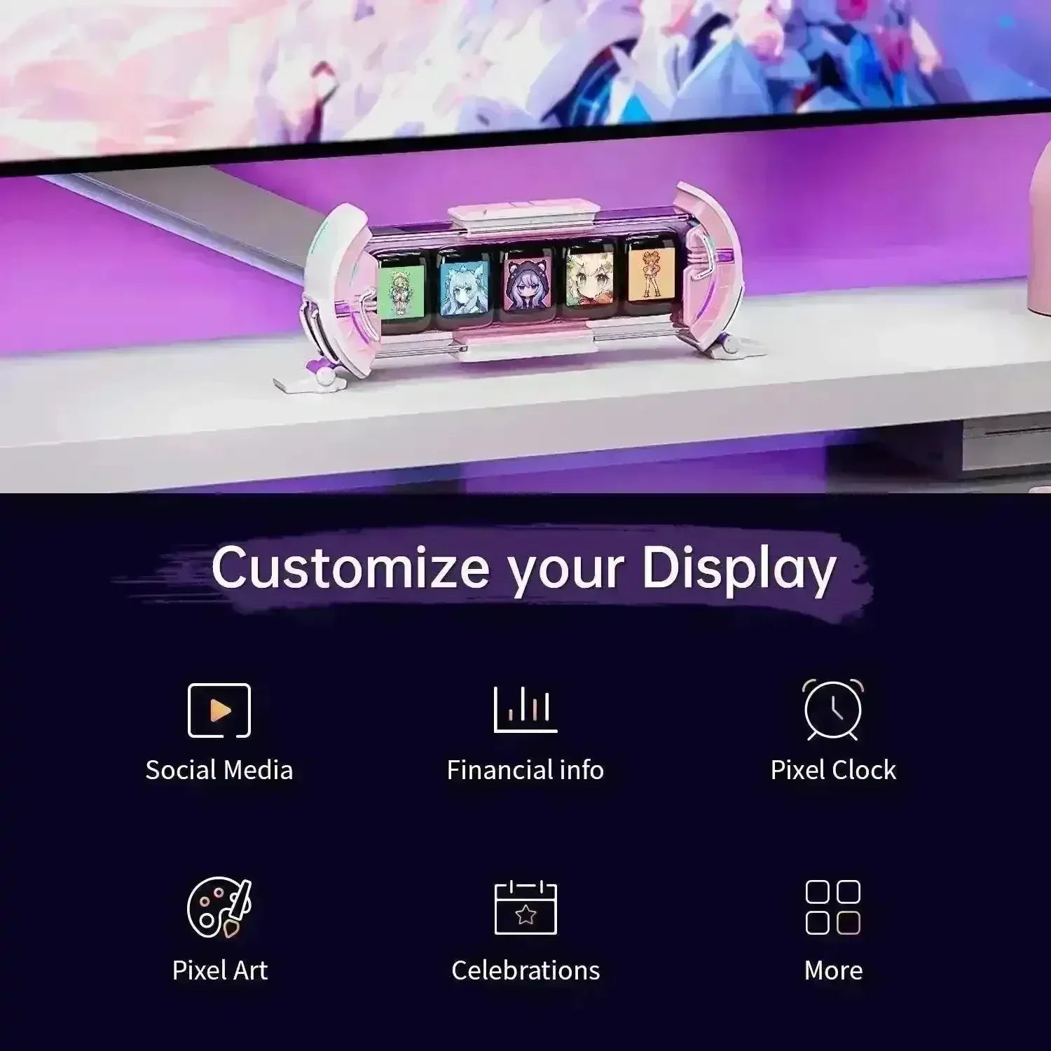 Divoom Times Gate Digital Clock and Tracker