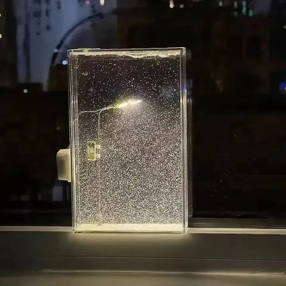 DIY 3D Snow Flake Night Lamp - Bear Hugs