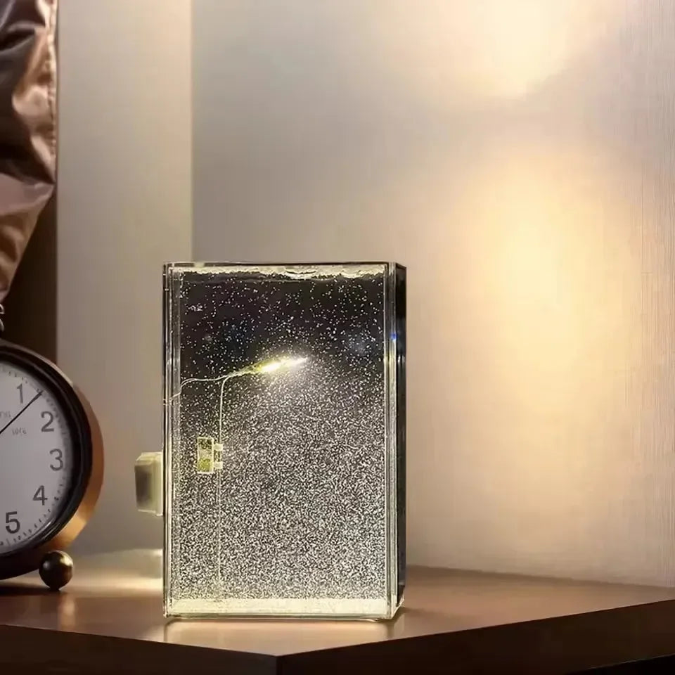 DIY 3D Snow Flake Night Lamp - Bear Hugs