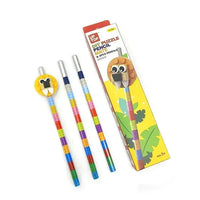 DIY Animal Theme Puzzle Pencil - Bear Hugs