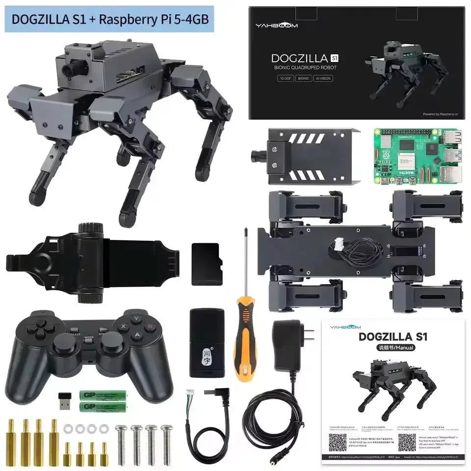 Dogzilla AI Programmable Robot Dog - S1 & S2 Model - Bear Hugs