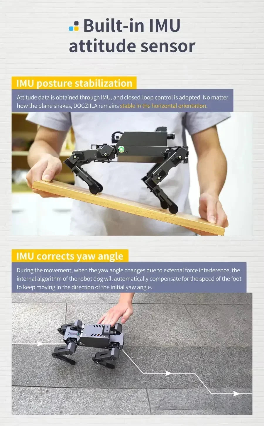 Dogzilla AI Programmable Robot Dog - S1 & S2 Model - Bear Hugs